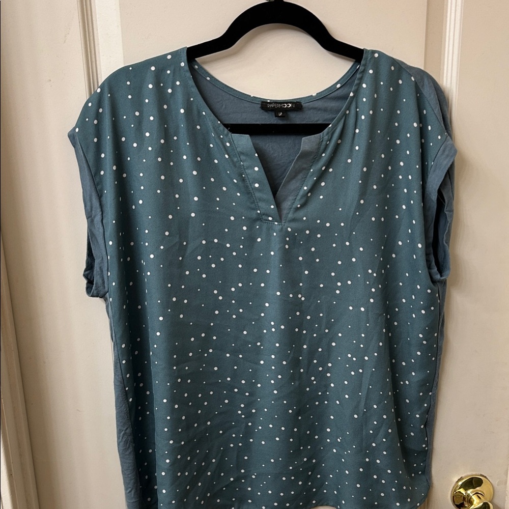 Papermoon Reece Mixed Material Blouse